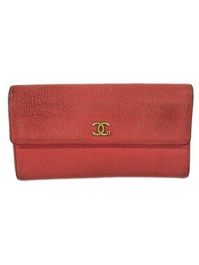 Chanel Wallet Lucky Clover Pink Silver